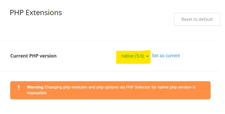 How to Change PHP version – Yegara HOST Guide