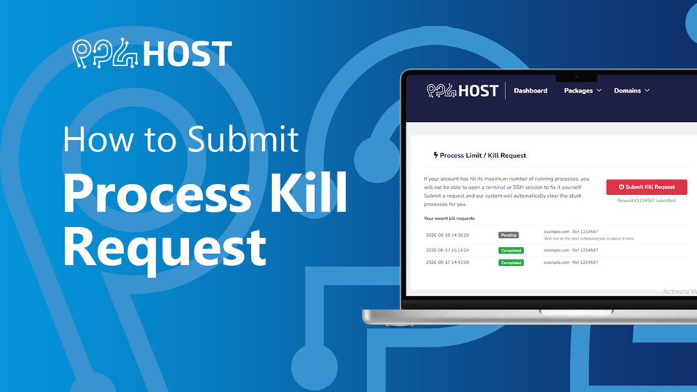 How to Submit a Process Kill Request