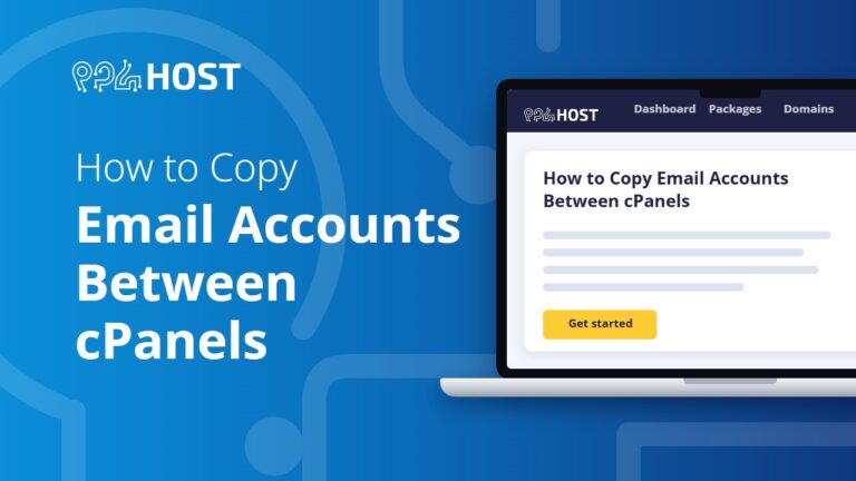How to Copy Email Accounts from One cPanel to Another