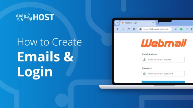 How to Create Email Accounts in cPanel and Log In to Webmail