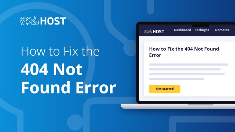 How to Fix a 404 Not Found Error
