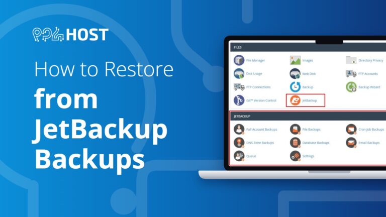 JetBackup: Restore from Your Backups