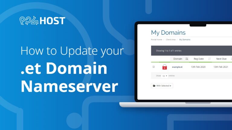 How to Update Your .et Domain Nameservers at Ethio Telecom