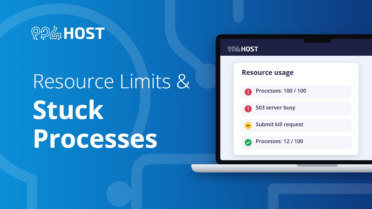 Resource limits and stuck processes