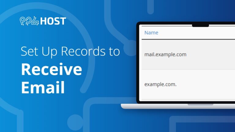 Set Up MX Records to Receive Email