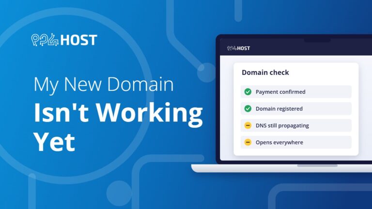 My New Domain Isn’t Working Yet: What to Check
