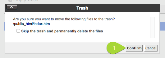 Deletion Confirmation